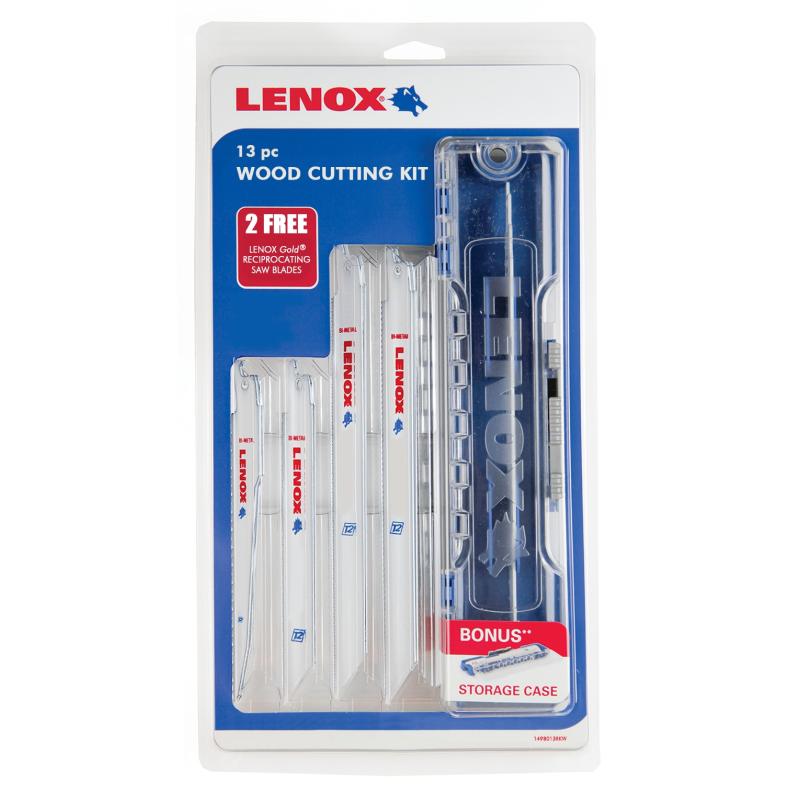 Lenox Tools 13 Piece Wood Reciprocating Saw Cutting Kit 1498013RKW