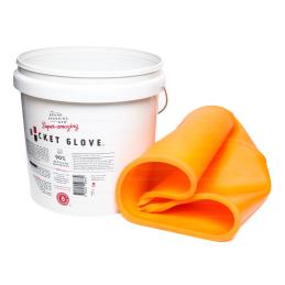 Bucket Glove Plastic Bucket And 3mm Flexible Removable Rubber Glove
